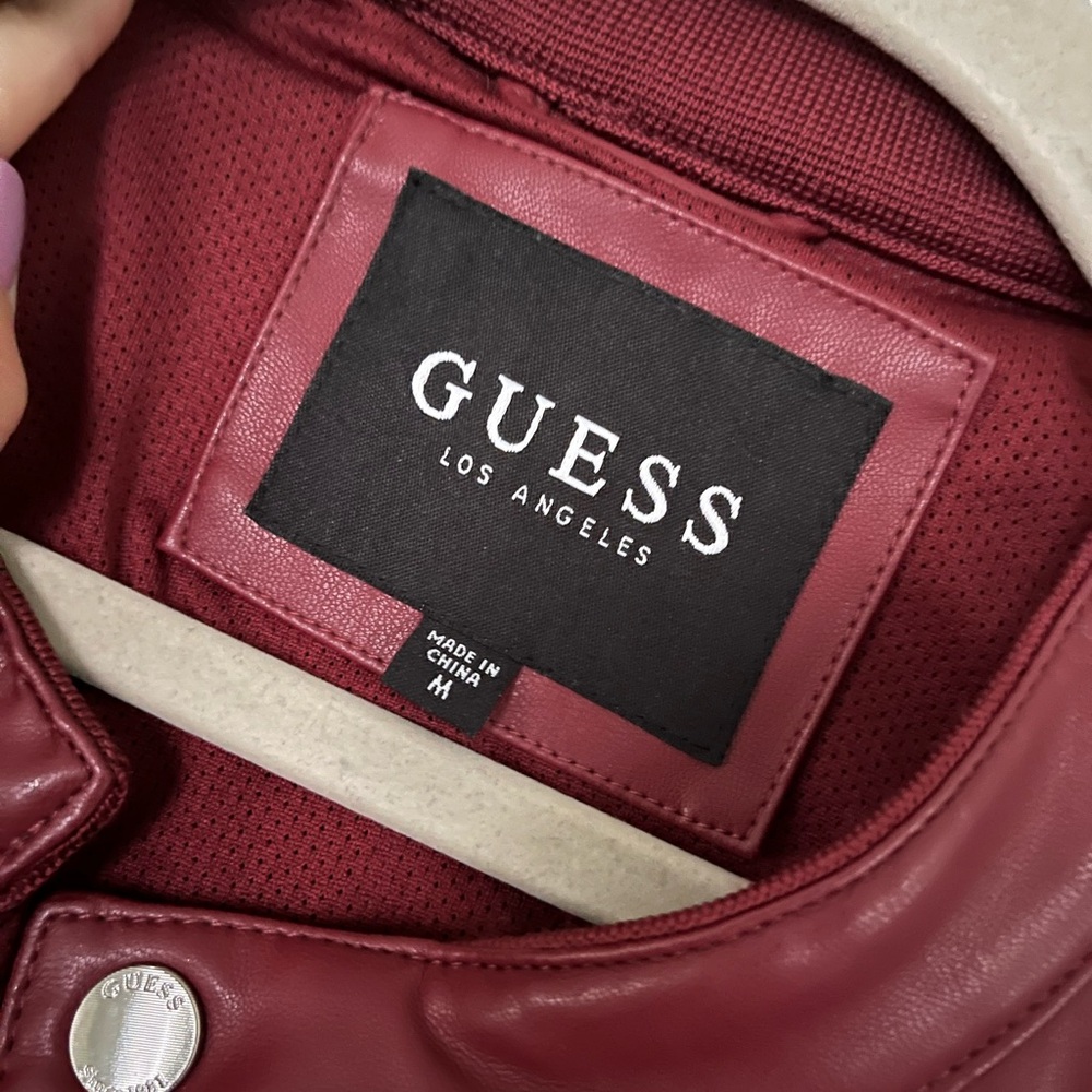 GUESS Leather Jacket - Picture 2 of 7